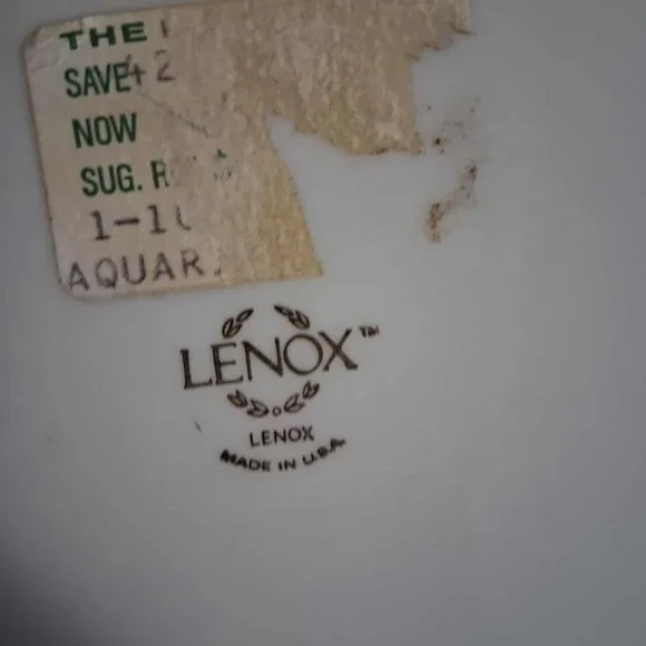 Vintage 1970s Lenox Aquarius Zodiac Dish – Aquarius Constellation Trinket/Decor - Picture 2 of 4